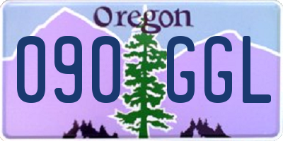 OR license plate 090GGL
