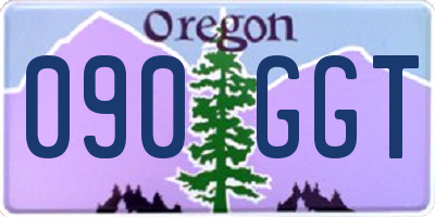 OR license plate 090GGT