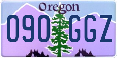 OR license plate 090GGZ