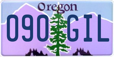 OR license plate 090GIL