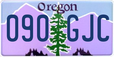 OR license plate 090GJC