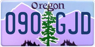 OR license plate 090GJD