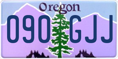 OR license plate 090GJJ