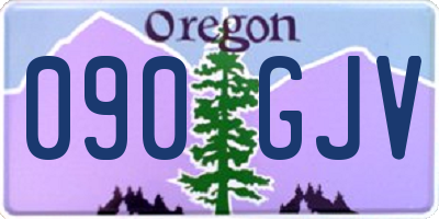 OR license plate 090GJV