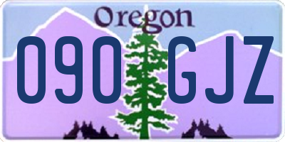 OR license plate 090GJZ