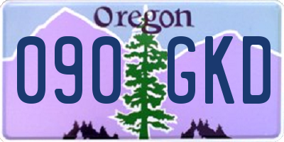 OR license plate 090GKD