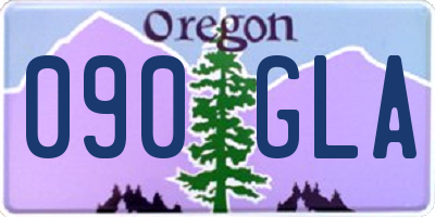 OR license plate 090GLA
