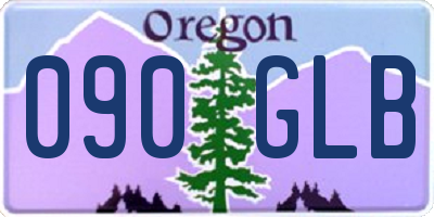 OR license plate 090GLB