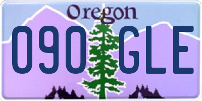 OR license plate 090GLE