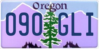 OR license plate 090GLI