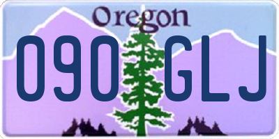 OR license plate 090GLJ