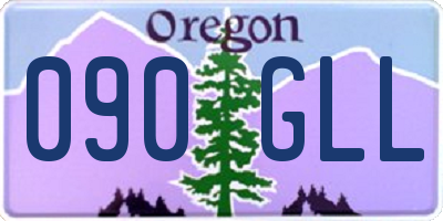 OR license plate 090GLL