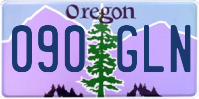 OR license plate 090GLN