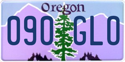 OR license plate 090GLO