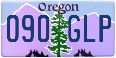 OR license plate 090GLP