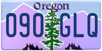 OR license plate 090GLQ