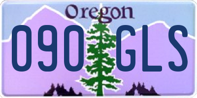 OR license plate 090GLS