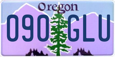 OR license plate 090GLU