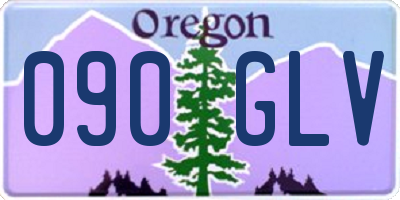 OR license plate 090GLV