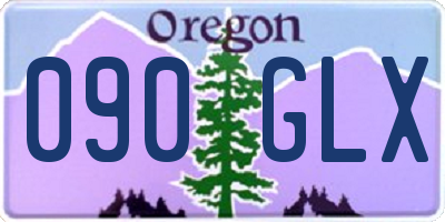 OR license plate 090GLX