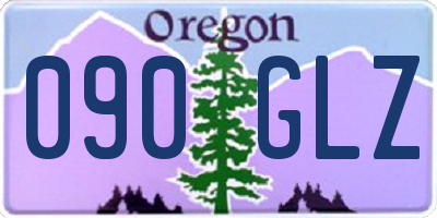 OR license plate 090GLZ