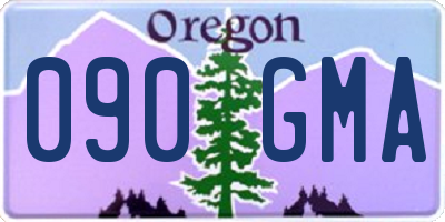 OR license plate 090GMA