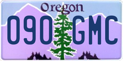 OR license plate 090GMC