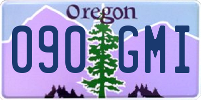 OR license plate 090GMI