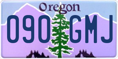 OR license plate 090GMJ