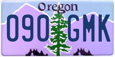 OR license plate 090GMK