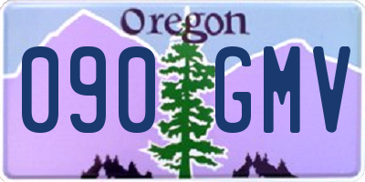 OR license plate 090GMV