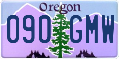 OR license plate 090GMW