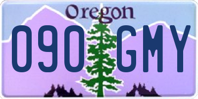 OR license plate 090GMY