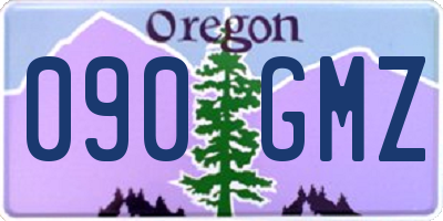 OR license plate 090GMZ