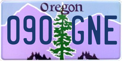 OR license plate 090GNE