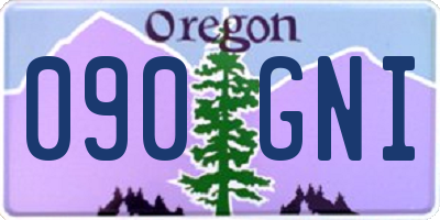 OR license plate 090GNI