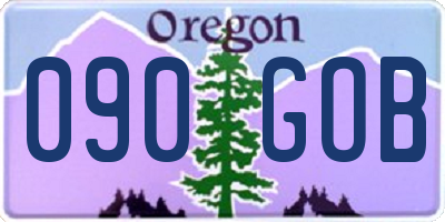 OR license plate 090GOB