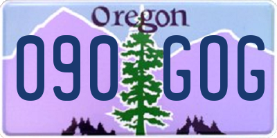OR license plate 090GOG