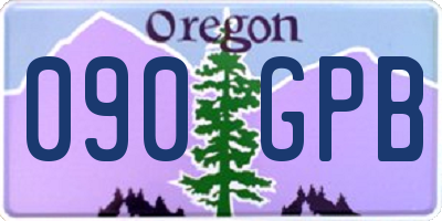OR license plate 090GPB