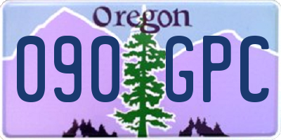 OR license plate 090GPC