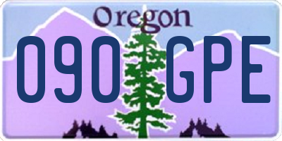 OR license plate 090GPE