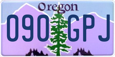 OR license plate 090GPJ