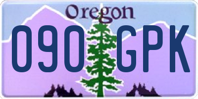 OR license plate 090GPK