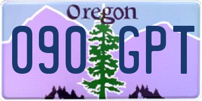 OR license plate 090GPT
