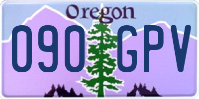 OR license plate 090GPV