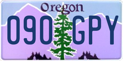 OR license plate 090GPY