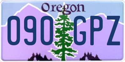 OR license plate 090GPZ