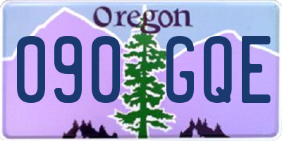 OR license plate 090GQE