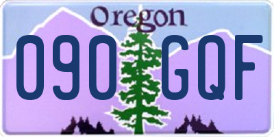 OR license plate 090GQF