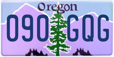 OR license plate 090GQG